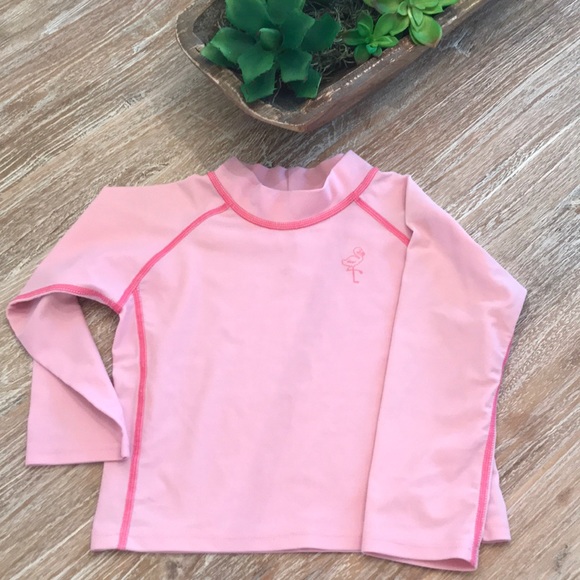 I-Play Baby Long Sleeve Rashguard Shirt 12 Months Light Pink